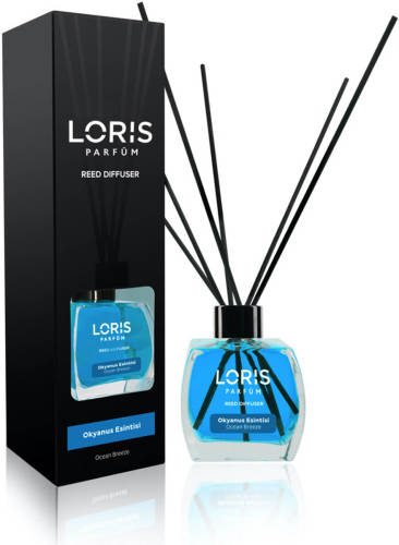 LORIS - Parfum - Geurstokjes - Huisgeur - Huisparfum - Ocean Breeze - 120ml