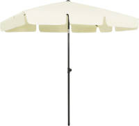 VidaXL Strandparasol 200x125 Cm Zandgeel