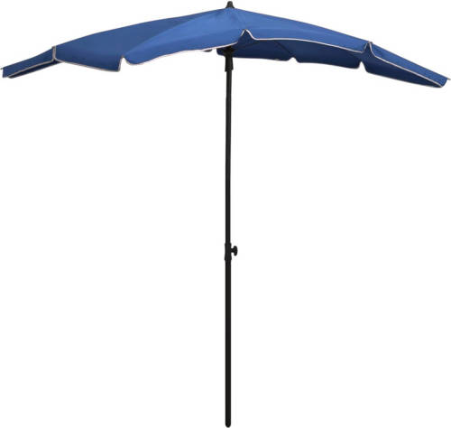 VidaXL Parasol Met Paal 200x130 Cm Azuurblauw