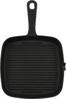 Orange85 Grillpan - Gietijzer - Vierkant - 23 X 23 Cm - Voor Alle Warmtebronnen - Grillen