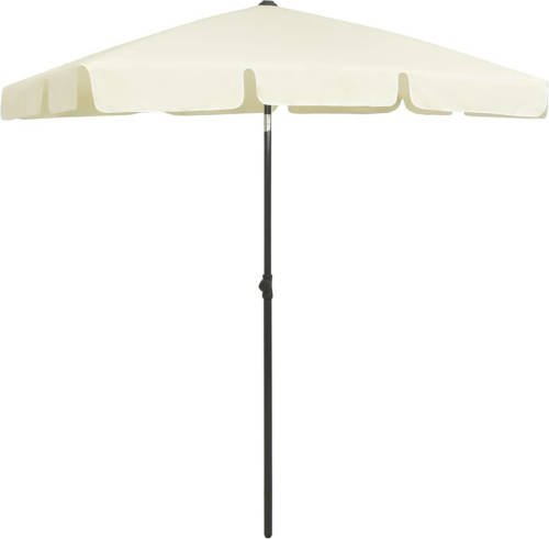 VidaXL Strandparasol 180x120 Cm Zandgeel