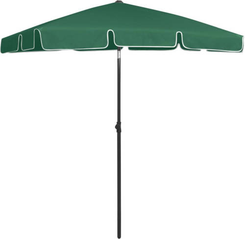 VidaXL Strandparasol 180x120 Cm Groen