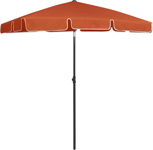 VidaXL Strandparasol 180x120 Cm Terracottakleurig