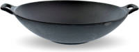 Orange85 Gietijzeren Wokpan - 31cm - Zwart - Gietijzer - Wok - Alle Warmtebronnen