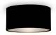 Smartwares Plafondlamp Mia 20 Cm 1x E14 Staal/textiel Zwart