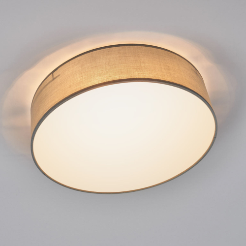 Smartwares Plafondlamp Mia 40 Cm 3x E14 Staal/textiel Grijs