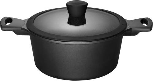 Sola Braadpan Fair Cooking - Ø 20 Cm - Zwart/wit - Inclusief Deksel