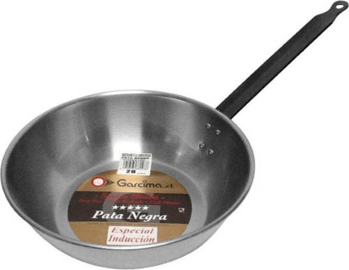 Lyonnaise Pan Hoog, Plaatstaal, 28 Cm - Garcima