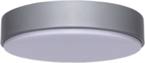 BES LED Led Plafondlamp - Aigi Santi - Opbouw Rond 20w - Warm Wit 3000k - Mat Grijs - Aluminium