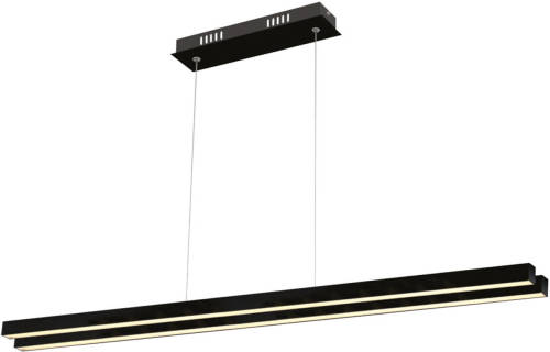 BES LED Led Hanglamp - Hangverlichting - Mater - 35w - Natuurlijk Wit 4000k - Zwart Aluminium