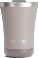 Thermosbeker Rvs, 350 Ml, Grijs, 3-in-1 - Zoku