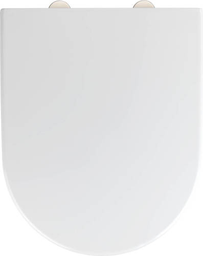 Wenko Toiletbril 38 X 46 Cm Rvs Matzilver