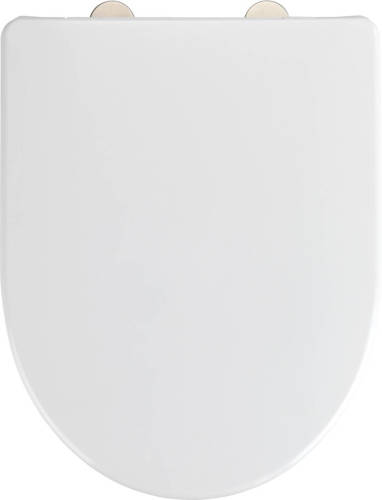 Wenko Toiletbril Exclusive 9 37 X 46 Cm Rvs Wit