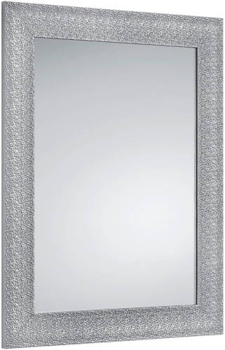BES LED Spiegel - Trion Frama - 55x70cm - Wandspiegel In Frame - Chroom