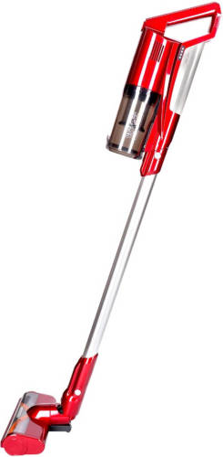 TurboTronic Tt-c26 2-in-1 Draadloze Steelstofzuiger Met Kruimelzuiger - Rood