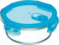 KitchenCraft Vershoudbak 15 X 7 Cm 600 Ml Glas Blauw