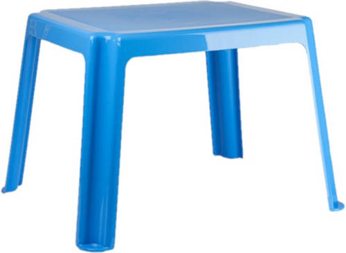 Forte Plastics Kunststof Kindertafel Blauw 55 X 66 X 43 Cm - Bijzettafels