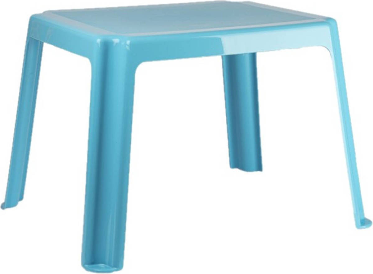 Forte Plastics Kunststof Kindertafel Licht Blauw 55 X 66 X 43 Cm - Bijzettafels