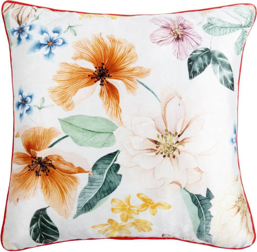 Descanso Sierkussen Annabelle 48 X 48 Cm Polyester Wit