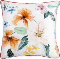 Descanso Sierkussen Annabelle 48 X 48 Cm Polyester Wit