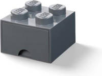 Opbergdoos LEGO-blokje Met Lade, 5,7 Liter, Grijs - Polypropyleen - LEGO