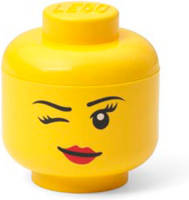 Opbergdoos LEGO-hoofd Winky, Geel - Polypropyleen - LEGO
