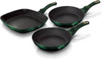 BerlingerHaus Berlinger Haus - Bh-6167f - Pannenset - 3 Delig - Emerald Collection