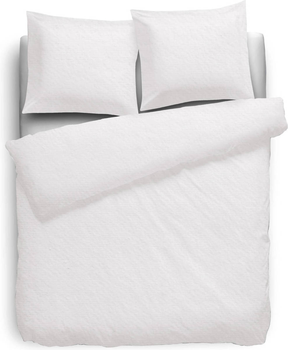 Elegance Dekbedovertrek Flanel Uni - Wit 140x200/220cm