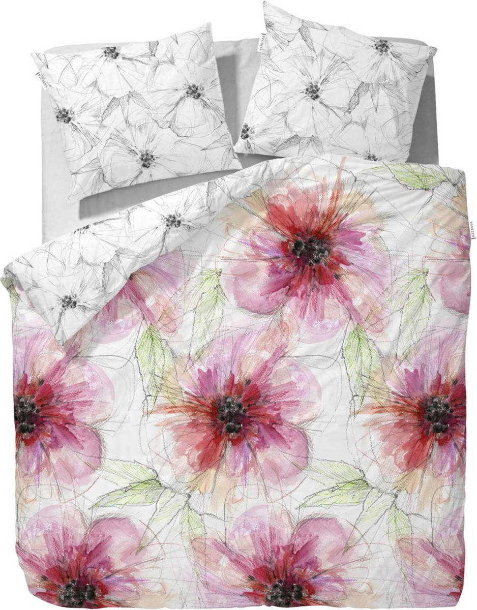Vanezza Dekbedovertrek Luenda - Pink 240x200/220cm