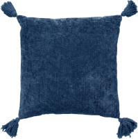 Dutch Decor Nino - Sierkussen Van Katoen 45x45 Cm Insignia Blue