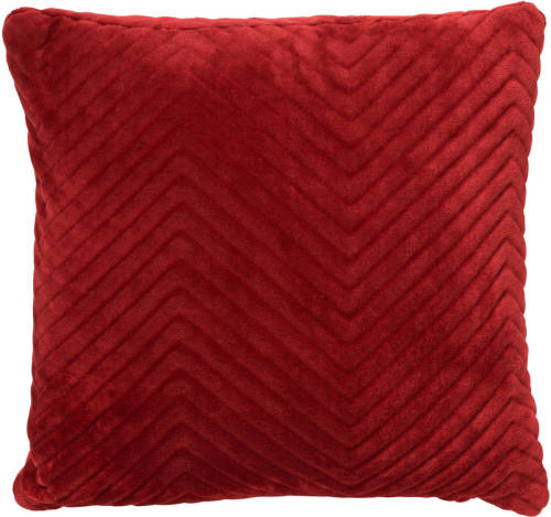 Dutch Decor Zico - Sierkussen Met Patroon 45x45 Cm Merlot