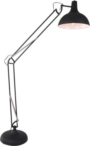 Steinhauer Vloerlamp Mexlite Office Magna 7632zw Zwart