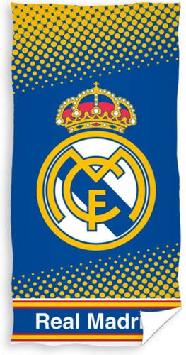 Real Madrid C.f. Strandlaken - 100% Katoen - 70x140 Cm - Multi