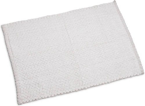 Wicotex Badmat Classic Braid 60x90cm Wit