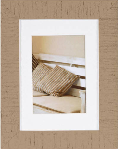 Henzo Fotolijst - Driftwood - Fotomaat 13x18 Cm - Beige