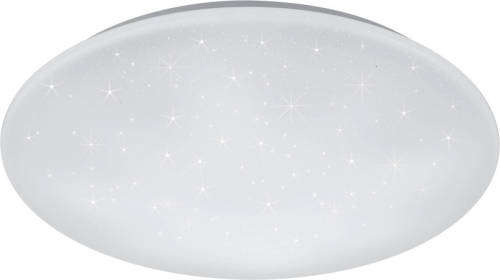 BES LED Led Plafondlamp - Trion Ster - 27w - Aanpasbare Kleur - Dimbaar - Afstandsbediening - Sterlicht - Rond - Mat Wit