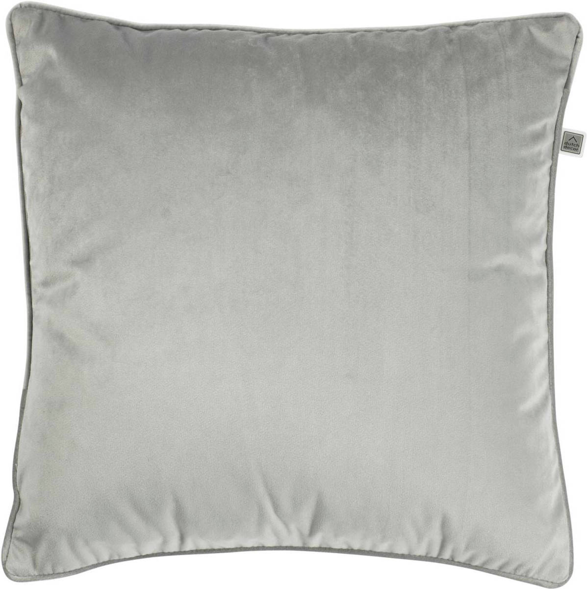 Dutch Decor Kussenhoes Finn 45x45 Cm Lichtgrijs