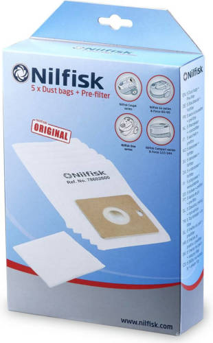 Nilfisk Stofzuigerzakken Go-coupe 5 Stuks