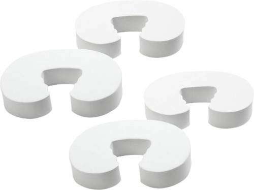 GS Quality Products Deurstopper / Deurklem - Foam - 4 Stuks - Kinderbeveiliging