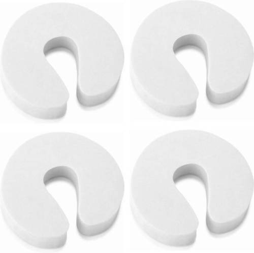 GS Quality Products Deurstopper / Deurklem - Foam - 4 Stuks - Kinderbeveiliging