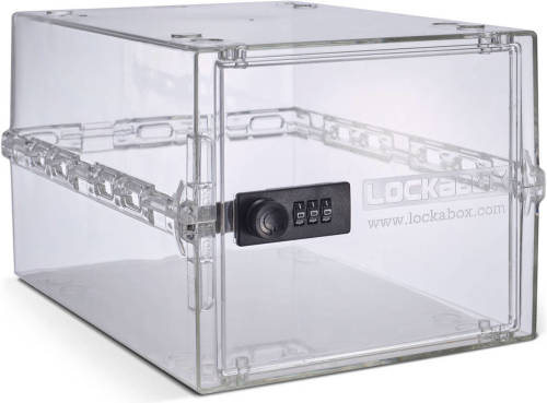 Lockabox One Afsluitbare Medicijnbox - Doorzichtig