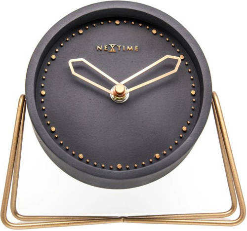 NeXtime - Cross Table - Rond - Ø17,5 Cm - Zwart-koper