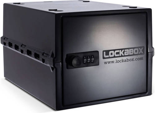 Lockabox One Afsluitbare Medicijnbox - Zwart