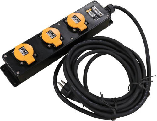 RELECTRIC Pro Stekkerdoos - 3-voudig - 5 Meter - Ip44 - 3200w