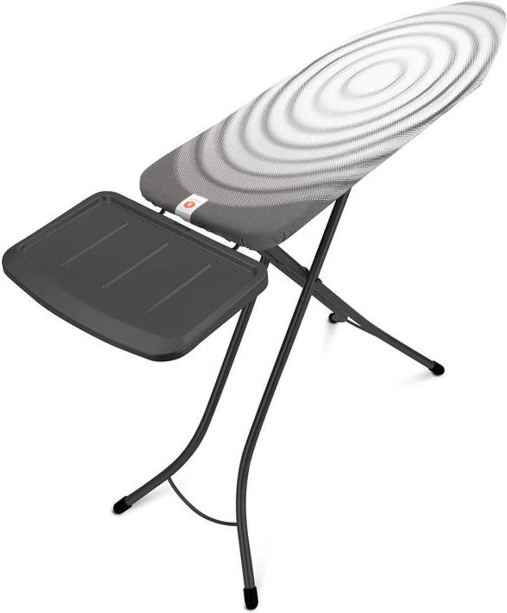 Brabantia - Strijkplank Titan Oval, Stoomunithouder, Zw. Fra