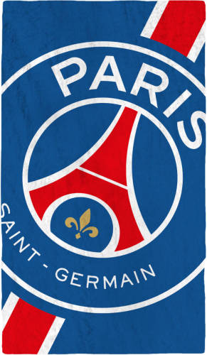 Paris Saint Germain Strandlaken Cropped - 70 X 120 Cm - Blauw