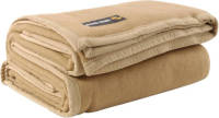 Good Night Diamond Deken - 100% Wol - 240x260 Cm - Camel