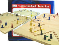 HOT Sports + Toys Hot Games Houten Spel Keezenspel 4 Plus 6 Personen