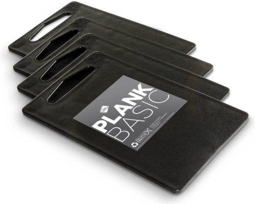 Inno Cuisinno Snijplanken Zwart 4 Stuks
