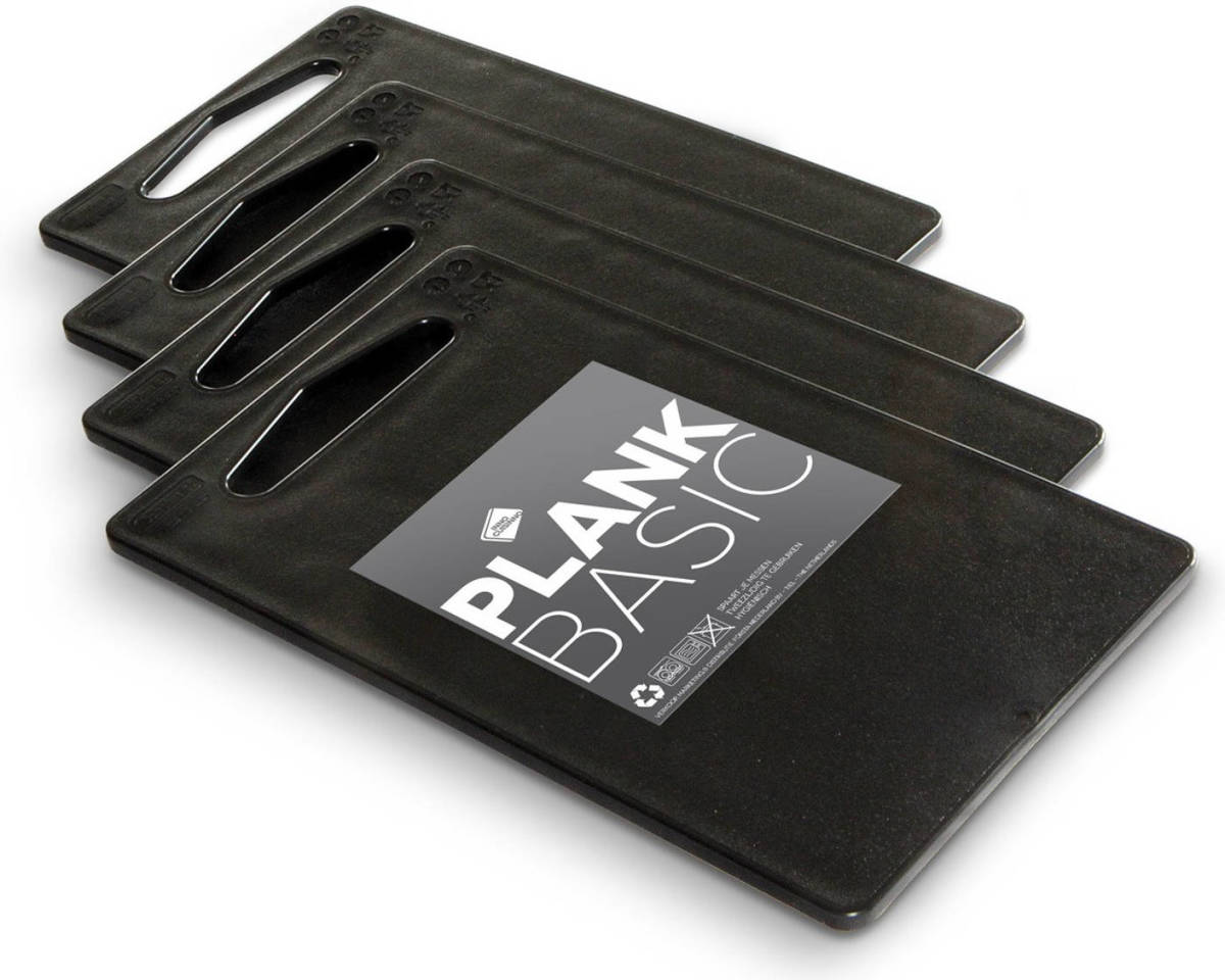 Inno Cuisinno Snijplanken Zwart 4 Stuks